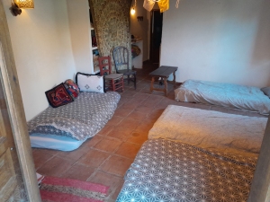 Ceremonial room for ibogaine and iboga at Madera Sagrada, Spain
